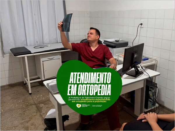 Taboleiro Grande realiza novo mutirão de atendimentos em ortopedia
